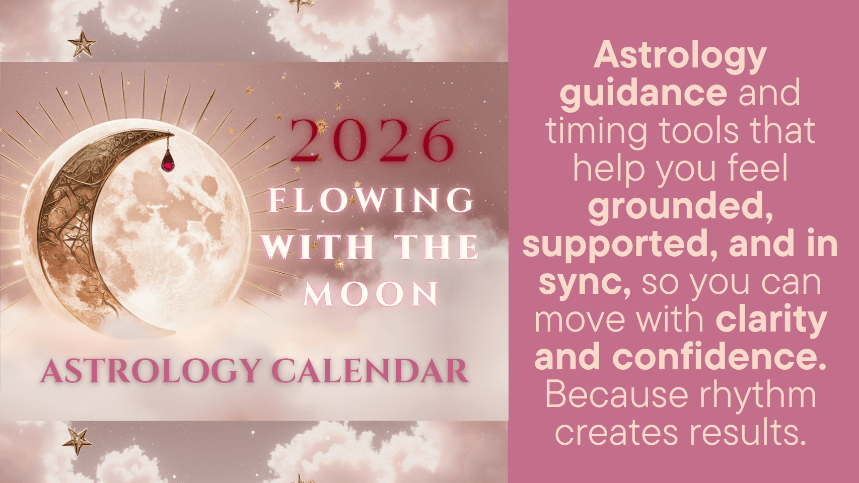 2026 ASTRO CALENDAR ⭐️