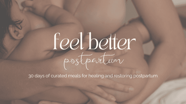 feel better postpartum