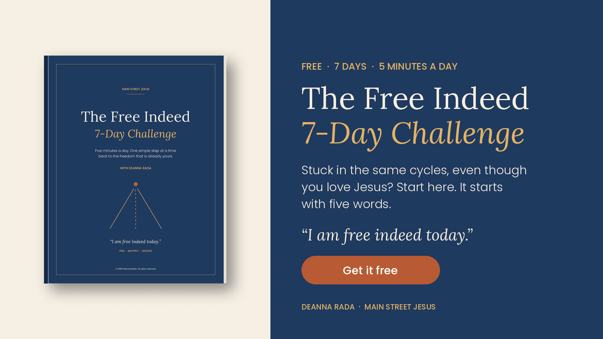  Free 7-Day Challenge: I Am Free Indeed