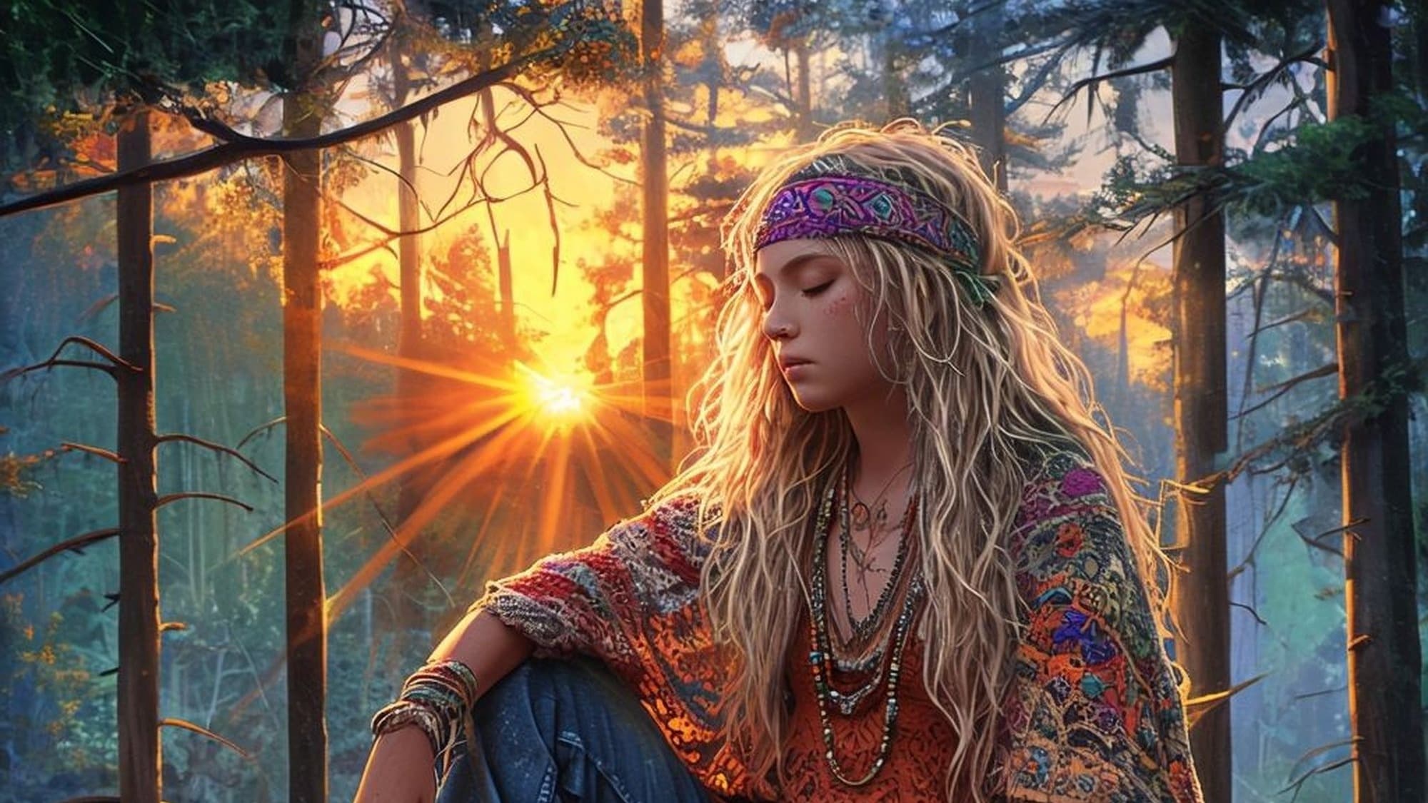 Bohemian Forest Girl 