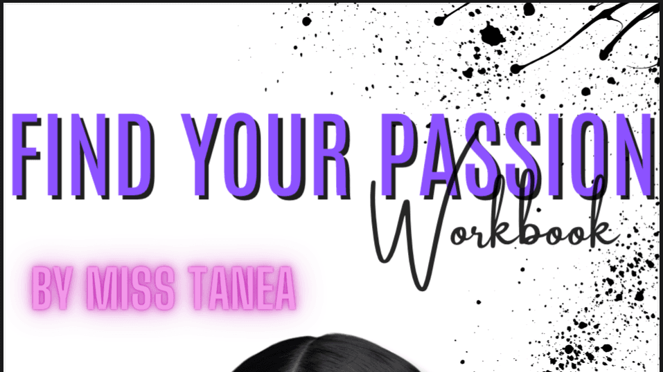 💜Find Your Passion Workbook✨🫶🏽