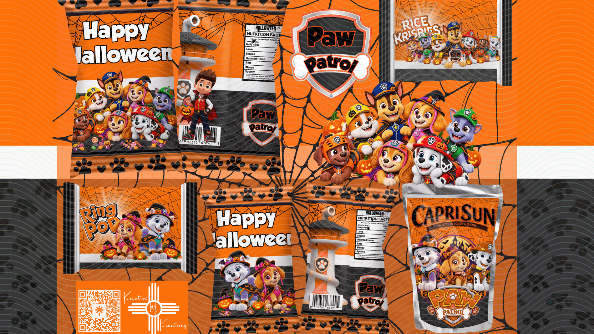 Paw Patrol Halloween Digital Treat Bundle