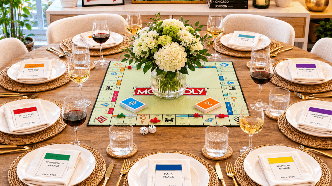 Passing Plates & Passing Go Dinner Party Plan