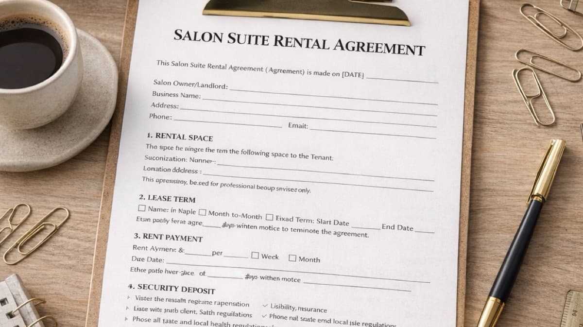 Salon Suite Rental Agreement Template