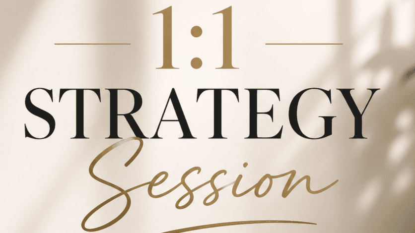 1:1 Strategy Session