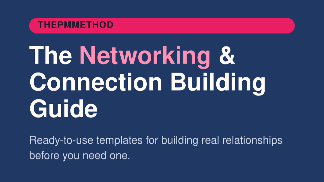 Get My Networking & Connection Guide Now!