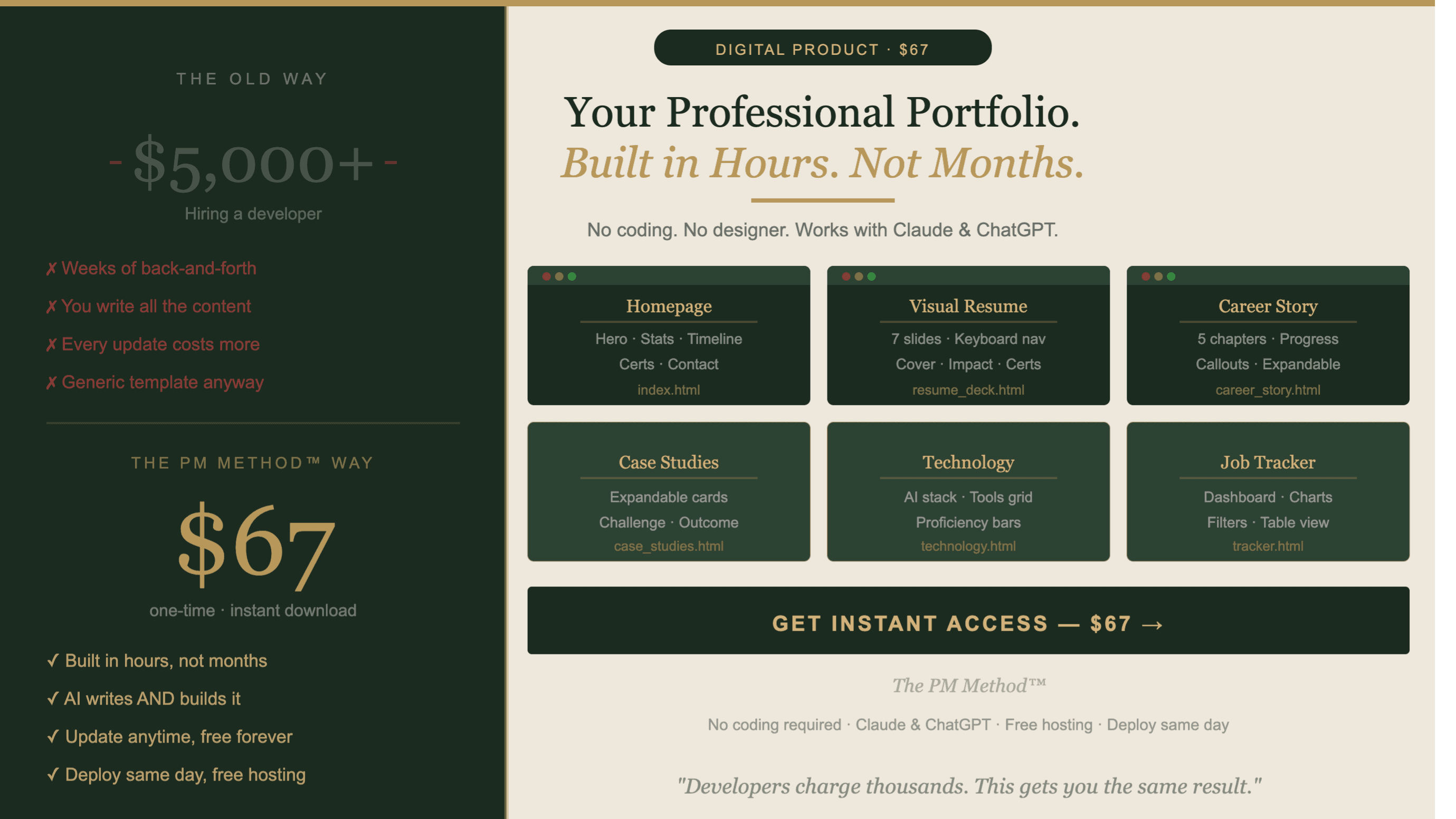 The AI Portfolio Prompt™
