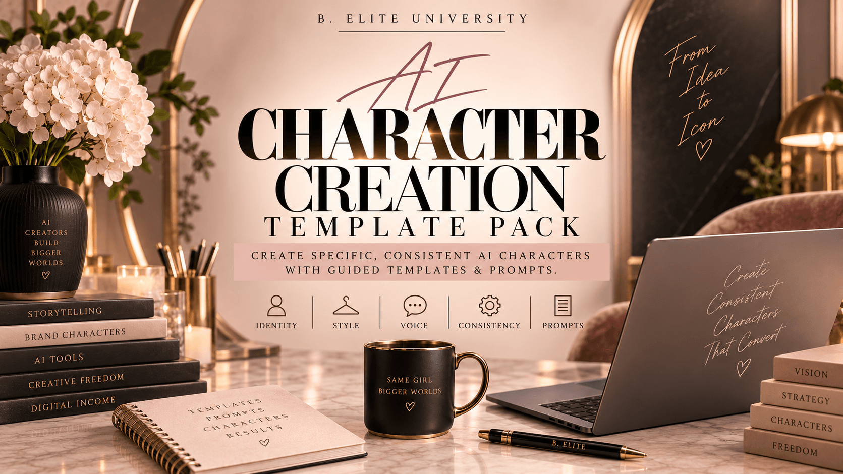 AI Character Creation Template Pack