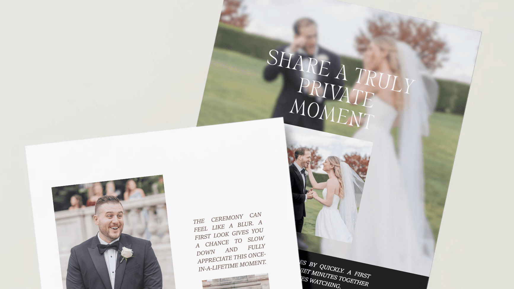 10 Reasons to Do a First Look ✨ FREEBIE