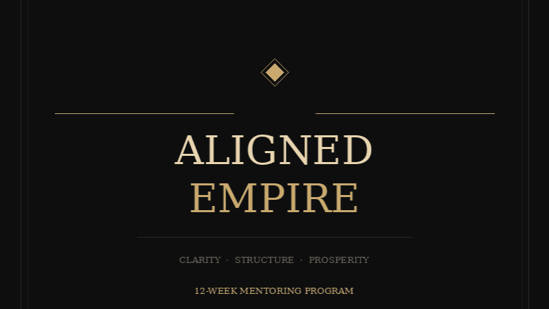 12-Week Mentoring Program · Starts Wed 7 Oct 2026