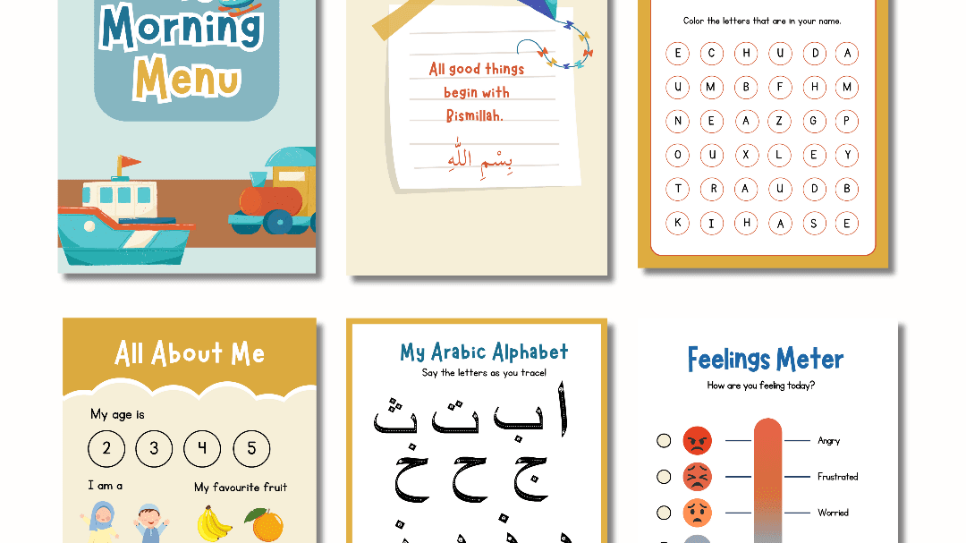 Muslim Inspired Morning Activities - Ages 2+