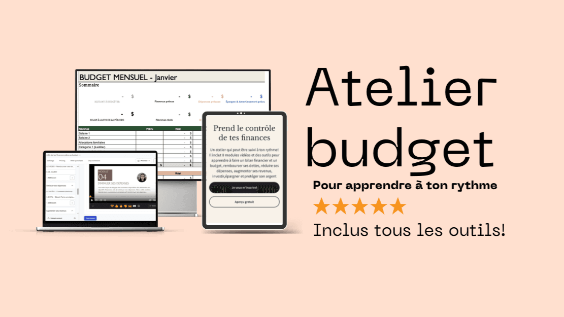 ATELIER - BUDGET ET FINANCES