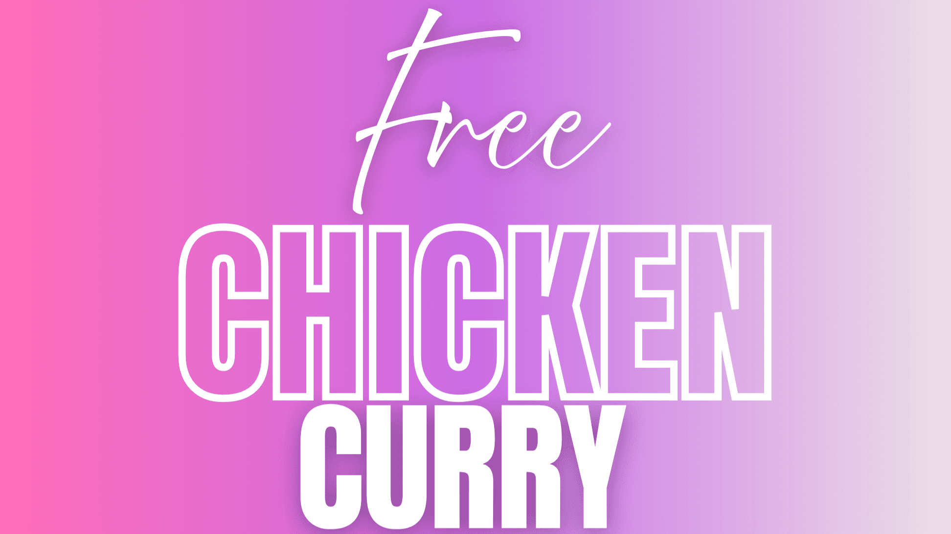 FREE CHICKEN CURRY RECIPE