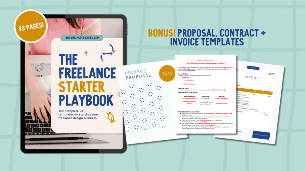 Freelance Design Starter Playbook + Template KIT