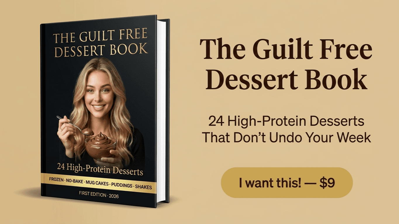 Get My Guilt Free Dessert Book Now!